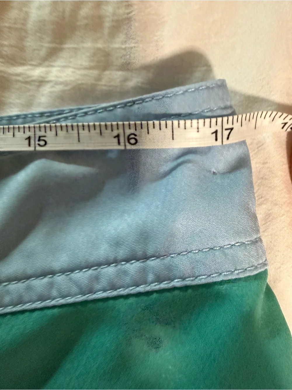 Vineyard Vines Board Shorts Men’s 34 Blue Green Stripe Swim Trunks